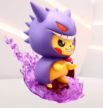 Figura de Pikachu Version Gengar 12cm POKEMON - Imagen 3