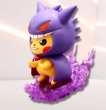 Figura de Pikachu Version Gengar 12cm POKEMON - Imagen 2