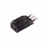 Adaptador Americano 3 Patas Con Tierra 10A