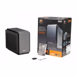 Gabinete Mini-ITX COUGAR QBX Black PSU ATX Ultra-Compact Pro Gaming Case