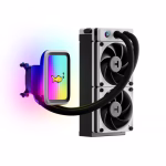 HYTE THICC Q60 Watercooling 240mm Alto rendimiento (420mm performance) LCD 5" IPS By Nexus Link White/Black