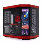 HYTE Y70 Black/Red LCD 14.1" 4K infinite touch Gabinete ATX con Riser PCIe 4.0 Incluido CS-HYTE-Y70-BR-L