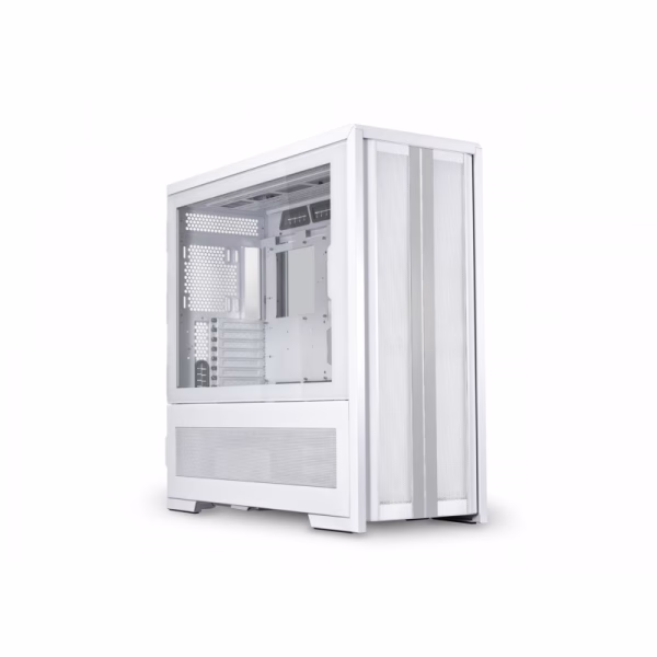 IAN LI V3000 PLUS White GGF Edition, Tempered Glass on the Left Sides, Full Tower EATX Gaming Computer Case - V3000PW