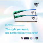 Patriot Memory 96GB DDR5 6000Mhz Viper Elite 5 RGB CL42 Desktop (2x48GB) Kit 1.35V (PVER596G60C42KW)