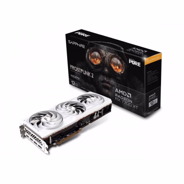 SAPPHIRE Frostpunk 2 PURE Radeon RX 7700 XT Edition Custom con Juego de regalo 11335-08-50G